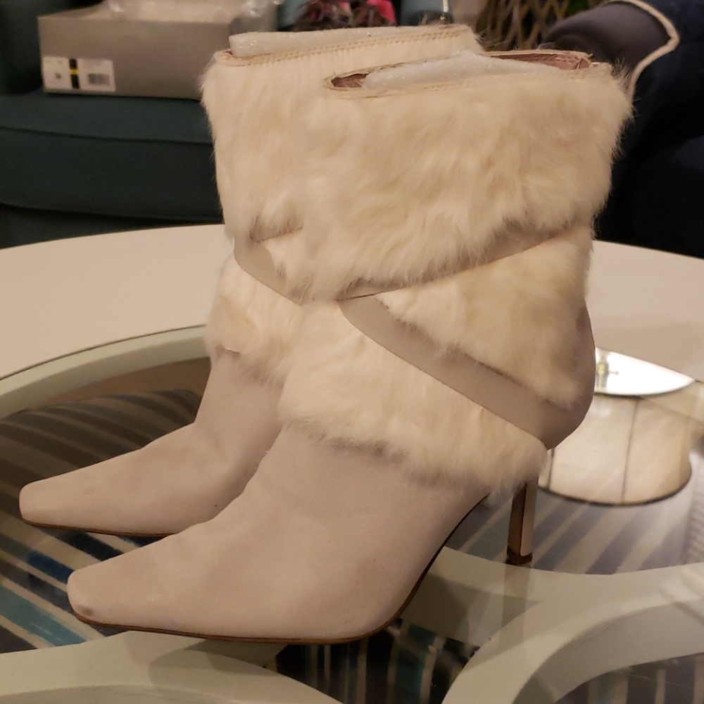 Nine west Rabbit Fur Boots - Picture 2 of 7